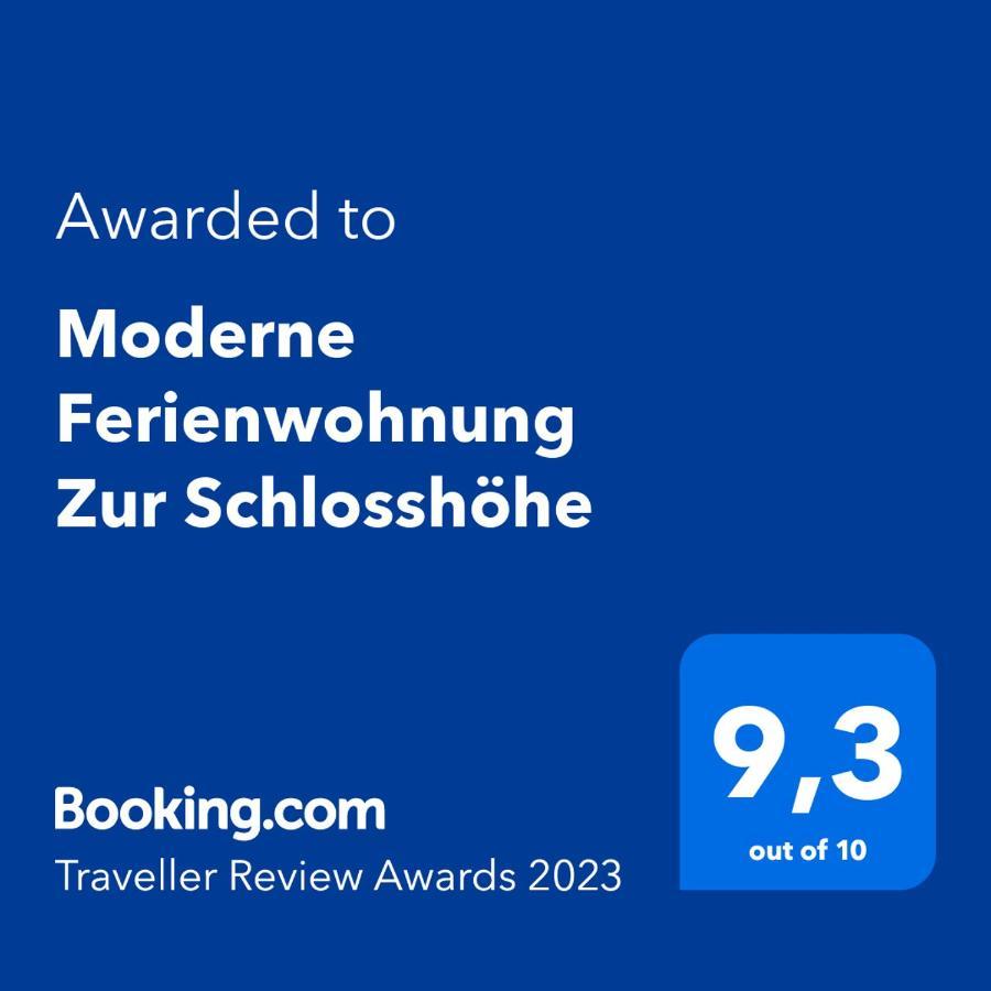 Moderne Ferienwohnung Zur Schlosshoehe Lieser Esterno foto