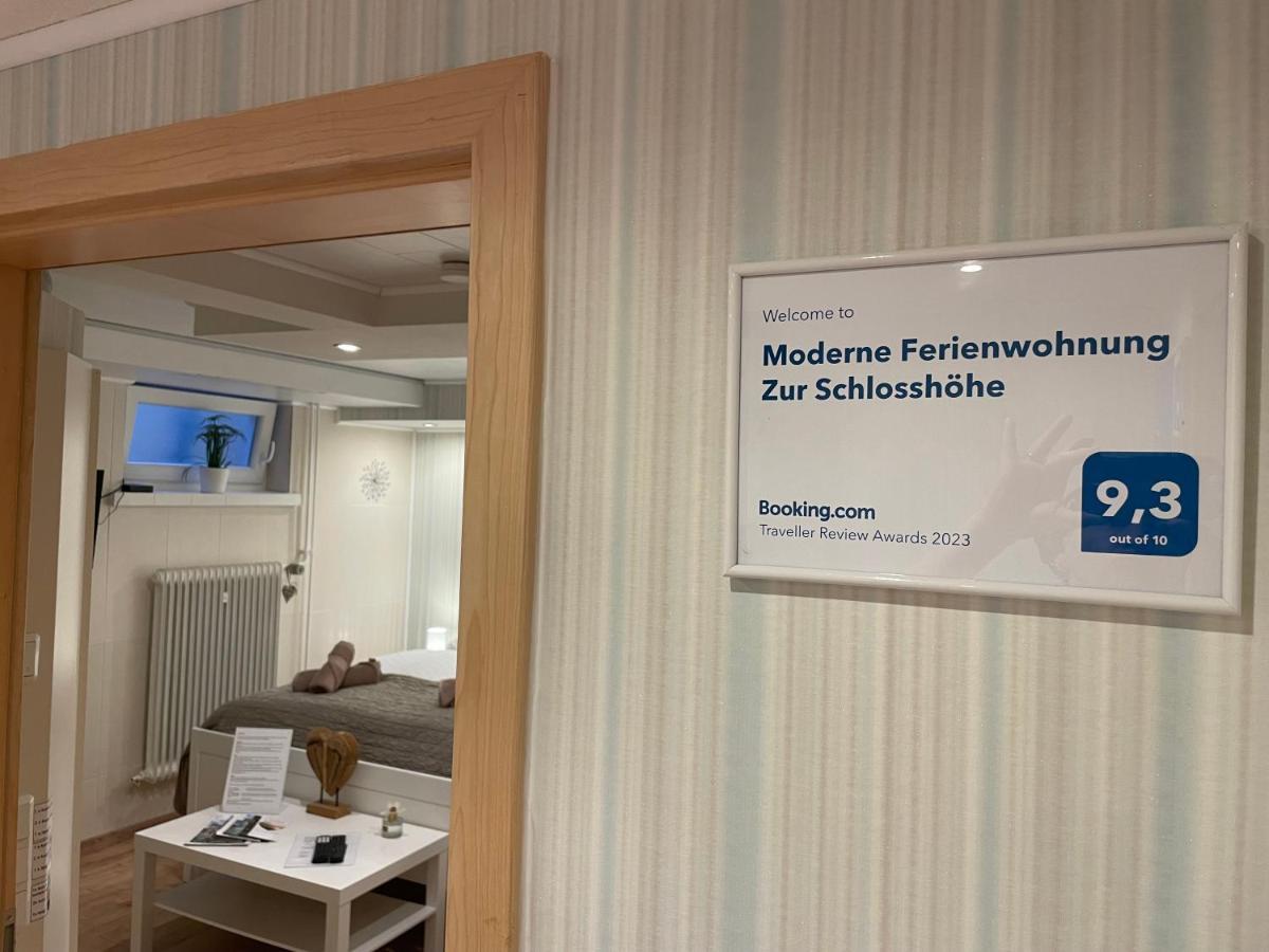Moderne Ferienwohnung Zur Schlosshoehe Lieser Esterno foto