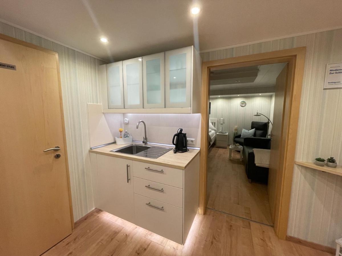 Moderne Ferienwohnung Zur Schlosshoehe Lieser Esterno foto